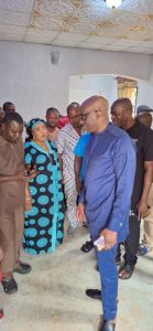 Condolence Visit: Bar Chiedu Ebie Pays Tribute to Chief Sunday Ojei’s Family.      By Alex Okunbor.  (Daily News & Analysis Of Nigeria)